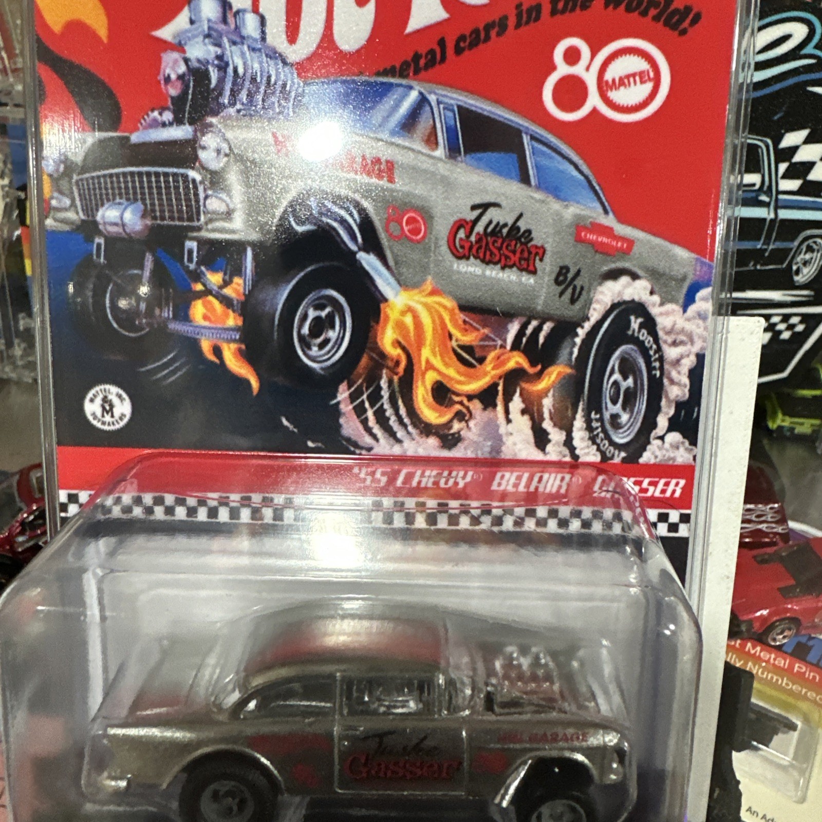 hot wheels 55 chevy bel air gasser zamac