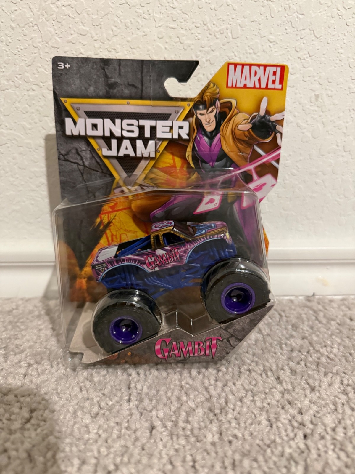 Monster Jam Series Marvel Gambit X-Men 1/64 Diecast Truck 2026 Spinmaster