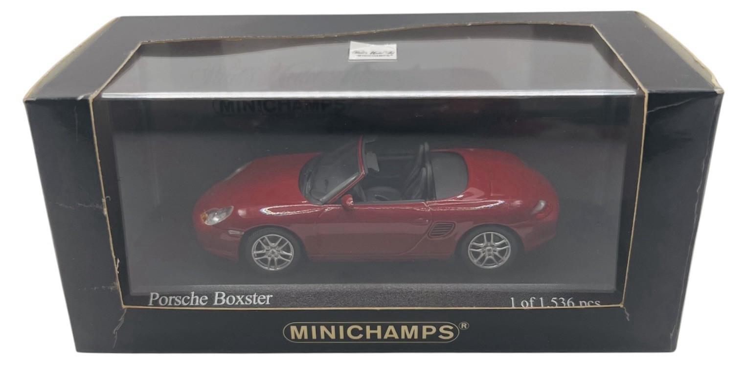 Metallic 1/43 Porsche Boxster 2002 Red Metallic 400062031