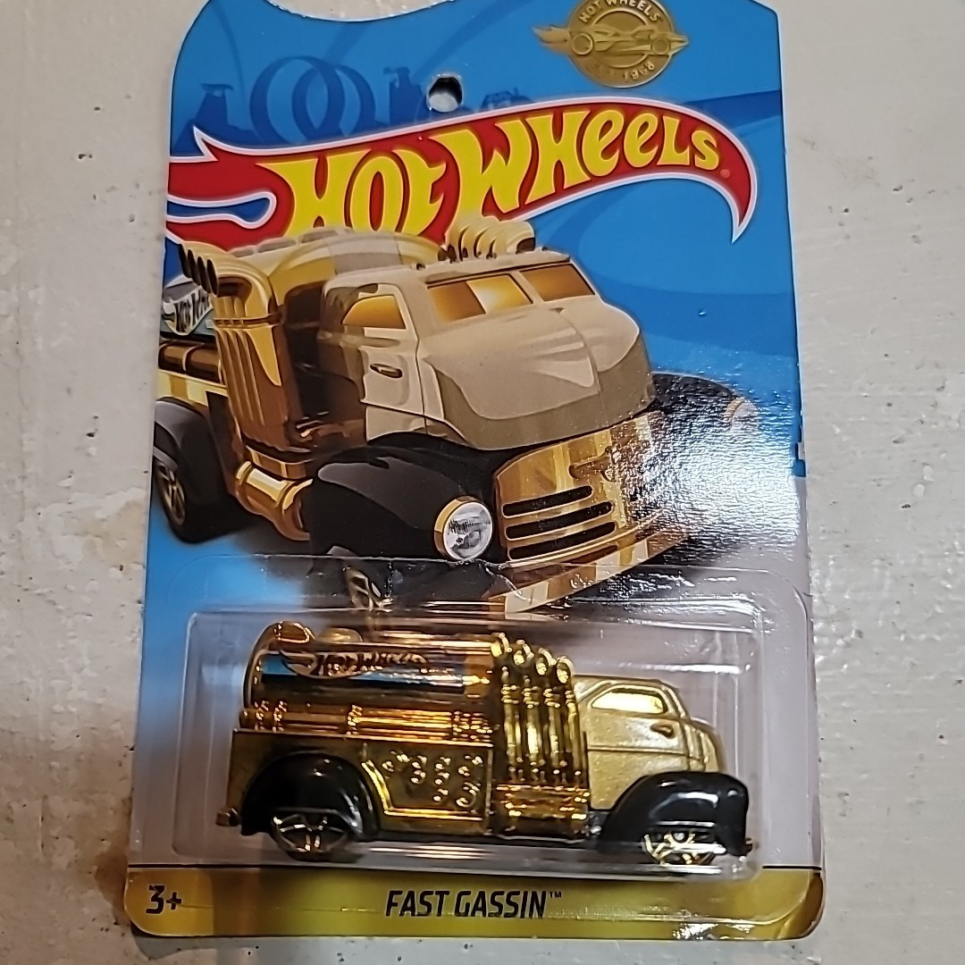 Hot Wheels Meijer Exclusive (2019) Gold Fast Gassin Toy Truck