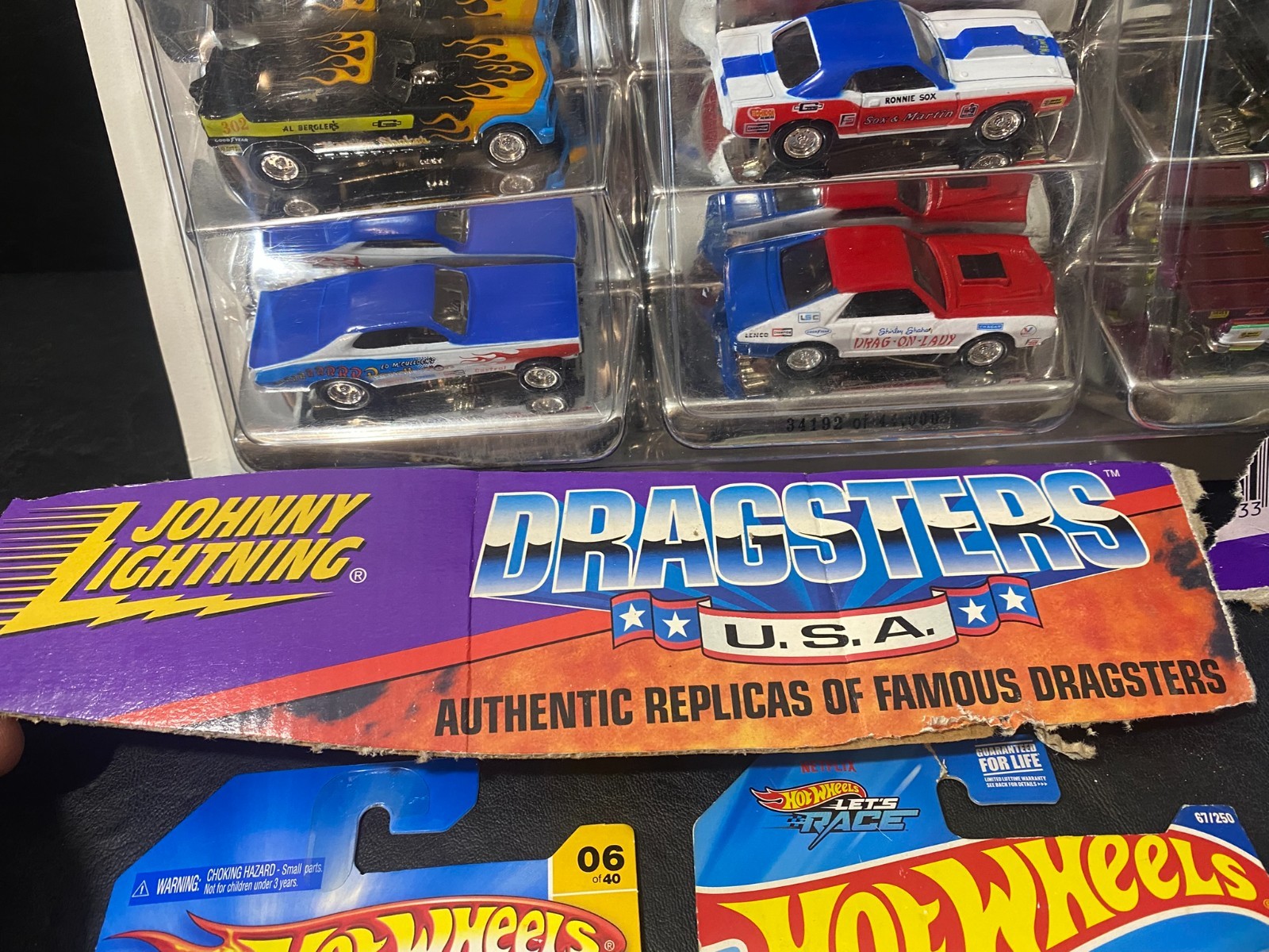 Johnny Lightning Dragsters + Hot Wheels Pro Circuit + Winner’s Circle Earnhardt