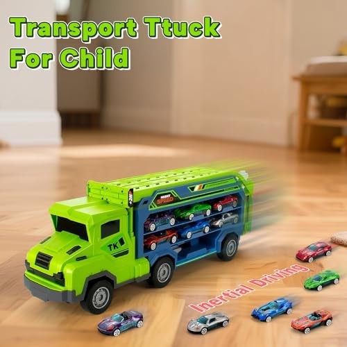Kids Toys for 3 4 5 6 7 8 Years Old Boys, Carrier Truck Transport Car Toys, F…
