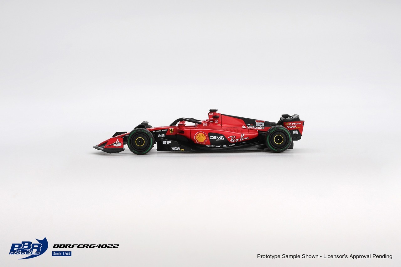 1/64 BBR 2023 Formula 1 Ferrari SF23 #16 Charles Leclerc Monaco GP BBRFER64022