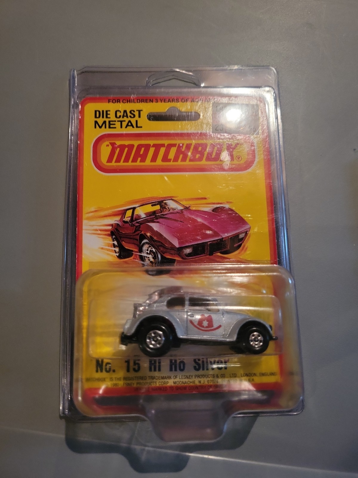 1982 Matchbox Lesney Superfast Hi Ho Silver #15 Vw Bug Beetle W/protector