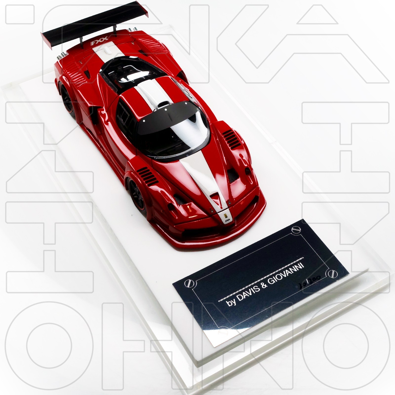 Ferrari FXX GT Concept DAVIS & GIOVANNI 1:43 Rosso Corsa Red enzo limited 200pcs