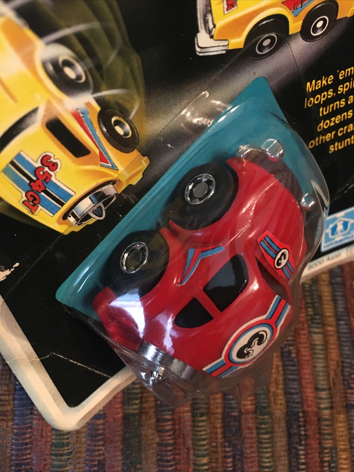 1982 Hasbro Stuntsters In Original Unopened Package Pull Car Japan