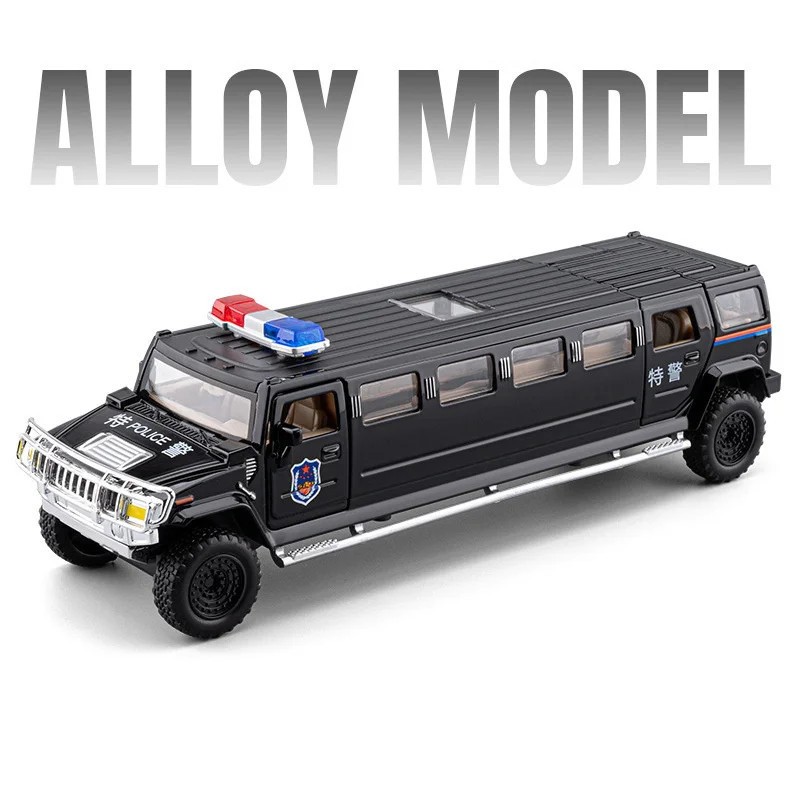 1:32 Extended Version HUMMER H2 Alloy Car Model Diecast Metal Vehicles Car Model