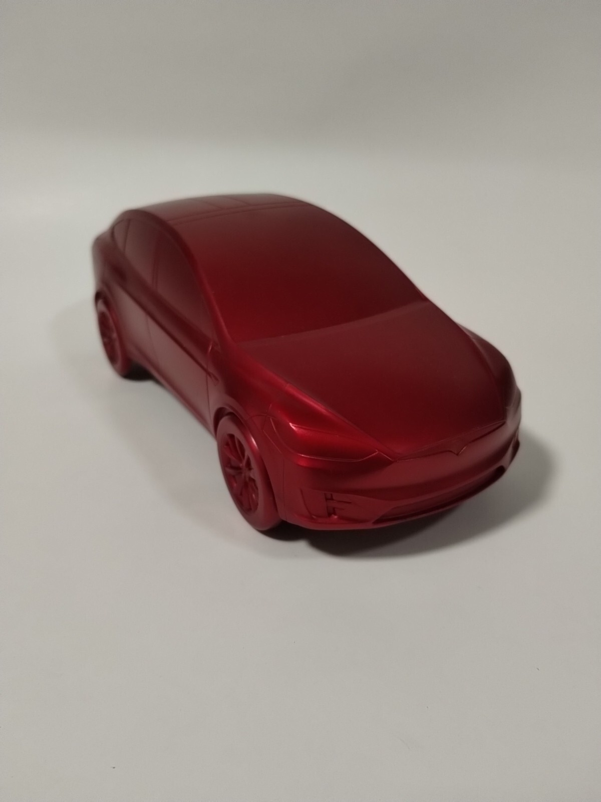 Tesla Model X Plastic Injection Molded Model Elon Musk Gigafactory Red Rare