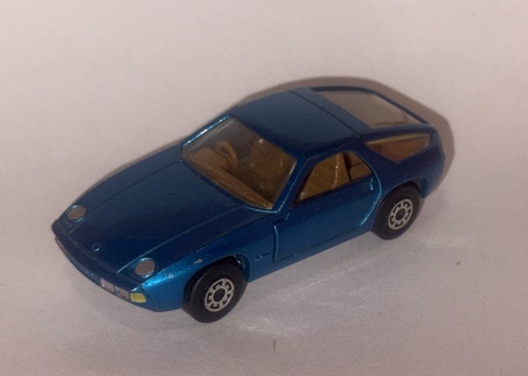 MATCHBOX LESNEY SUPERFAST Loose Porsche 928 #59 (Blue) (Opening Doors)