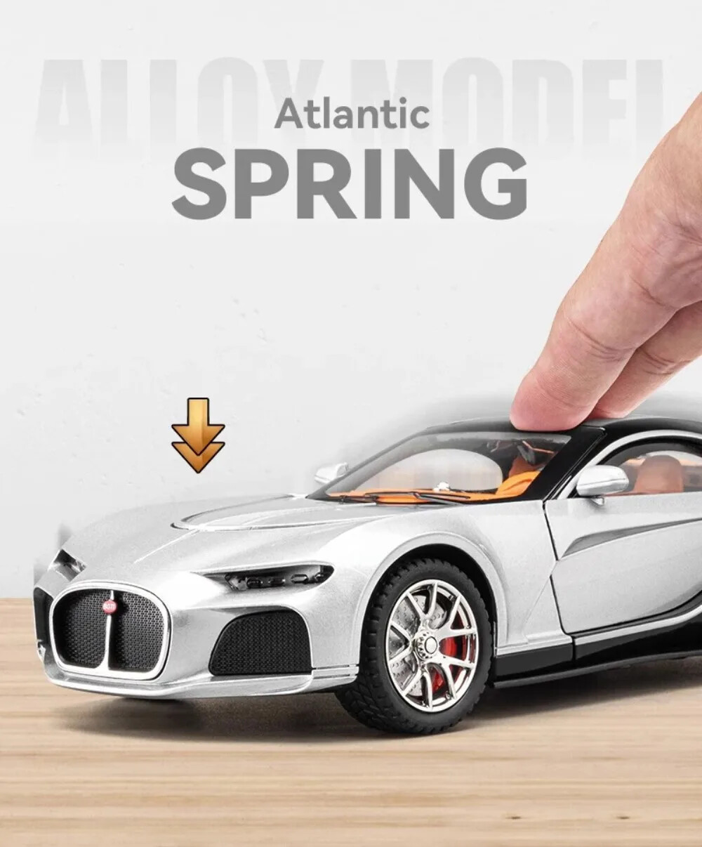 1/24 Toys Car Model Bugatti Atlantic Luxury Sport Car Alloy Diecast Toy Vehicle