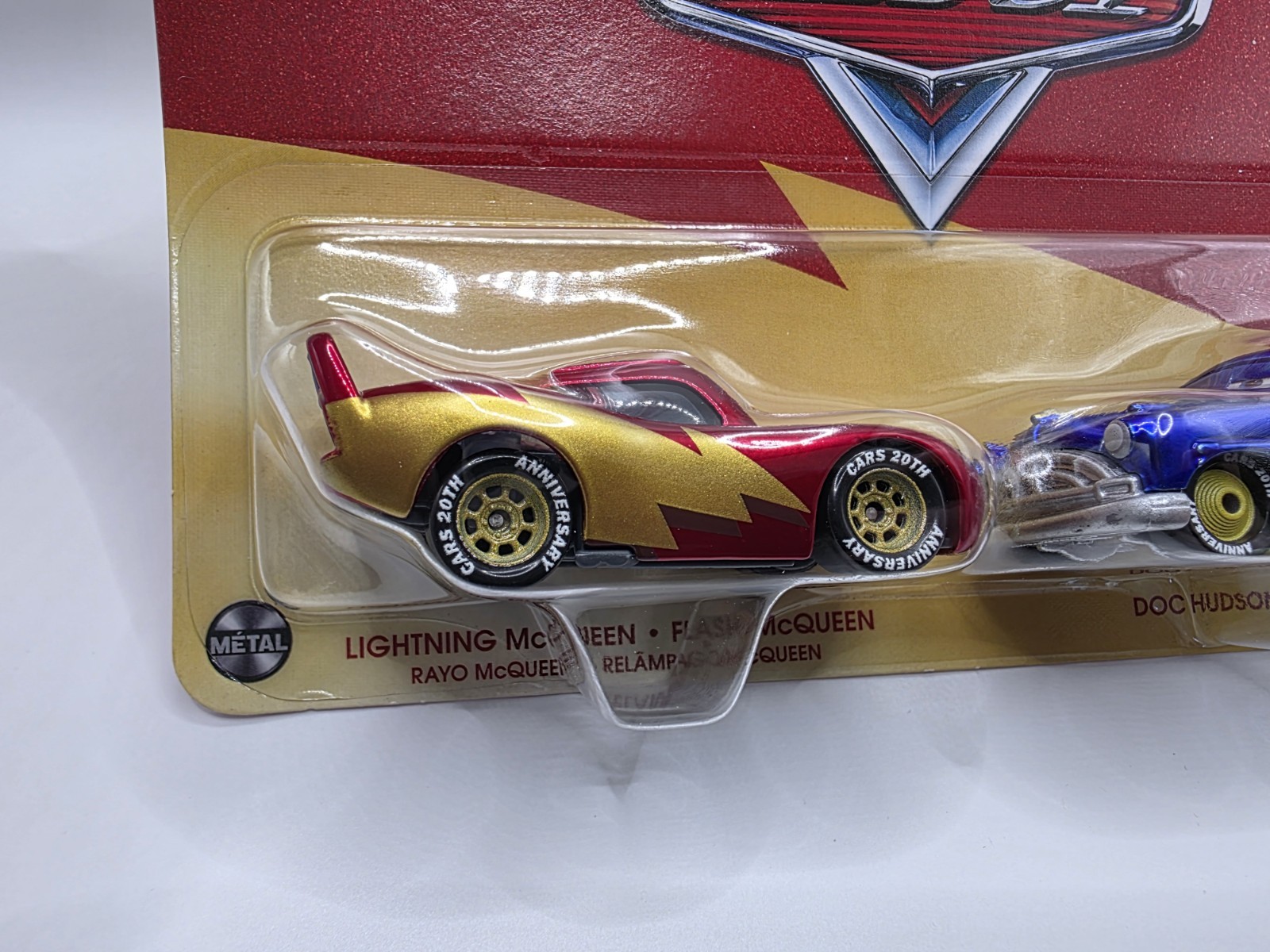 Disney Pixar Cars 20th Anniversary Lightning McQueen Doc Hudson 2-Pack New 2026
