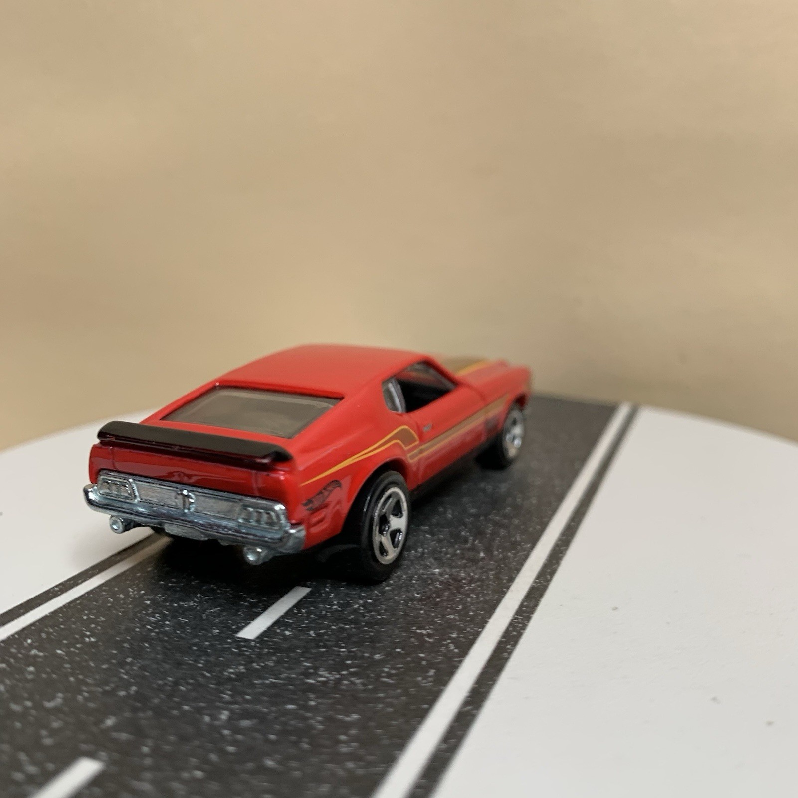 2014 Hot Wheels 50 Years Series #3/8 1971 Ford Mustang Mach 1 Red w/5sp NM