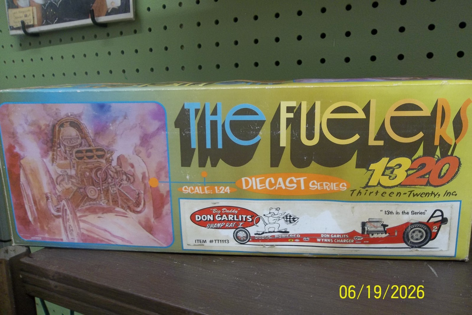 The Fuelers 1320 1/24 Diecast Don Garlits TT1113 Vintage Highly Detailed Rail