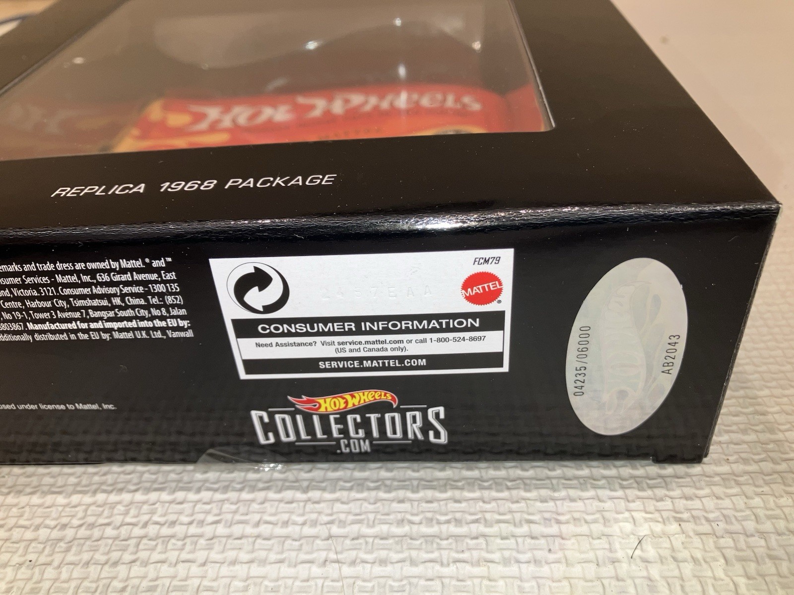 Hot Wheels Redline CUSTOM CORVETTE, Mint In Box, RLC Original 16, 2/6000 SWEET!