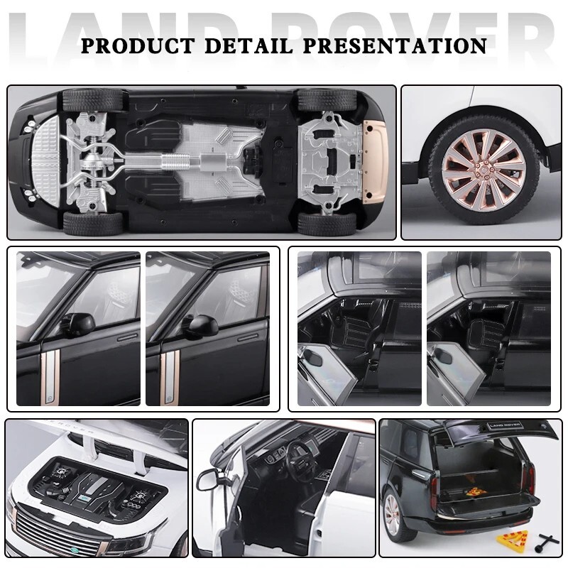 1:18 Land Rover Range Rover Fifty Diecast Vehicle Model Car Toy Collection Gift