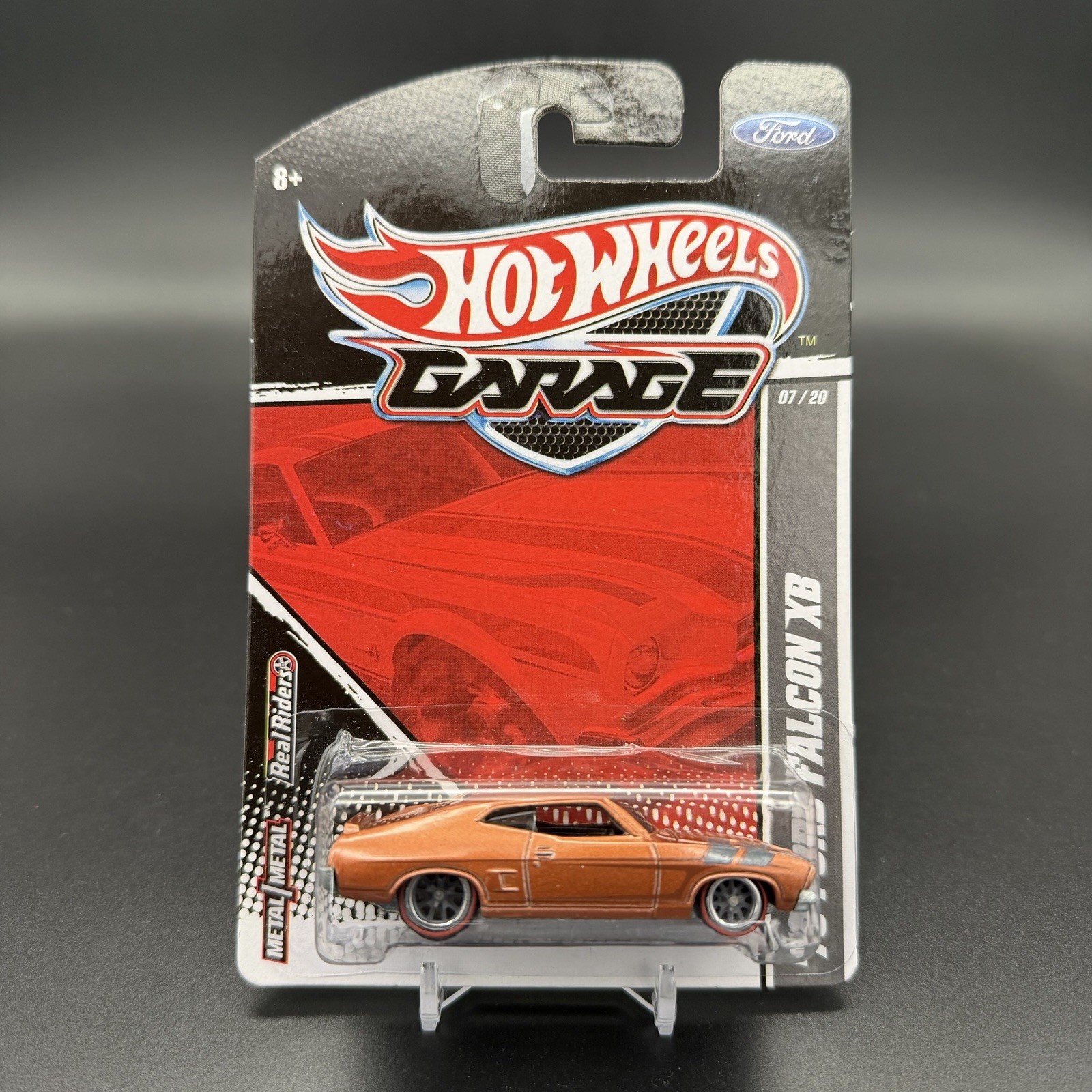 Hot Wheels Garage 73 Ford Falcon XB Orange Copper Real Riders Metal Metal 07/20