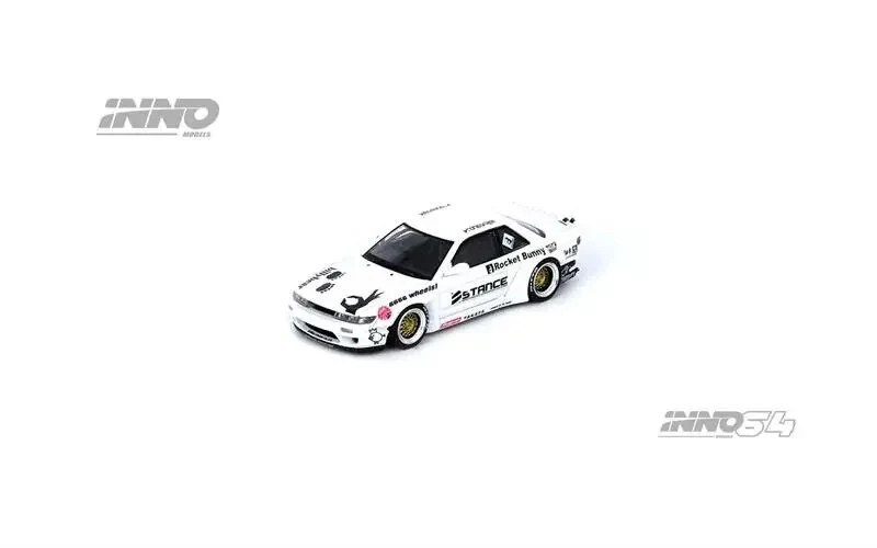 Inno64 1:64 Nissan Silvia S13 V2 Pandem Rocket Bunny – White