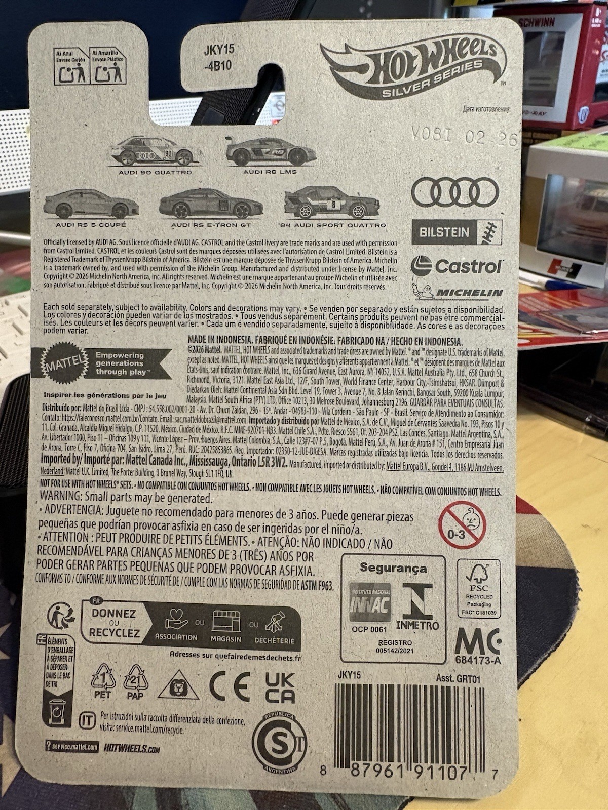 2026 Hot Wheels Silver Series Audi #1 Audi 90 Quattro 1/5