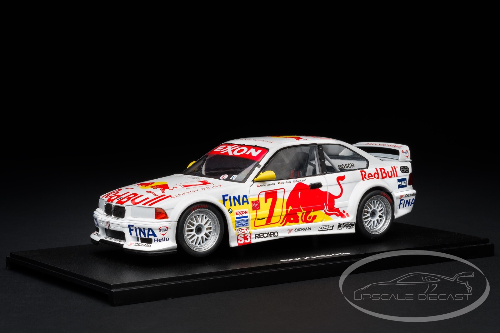 Werk83 1/18 BMW M3 GTR (E36) #7 24h Daytona 1997 Said Duez Quester Red Bull NEW