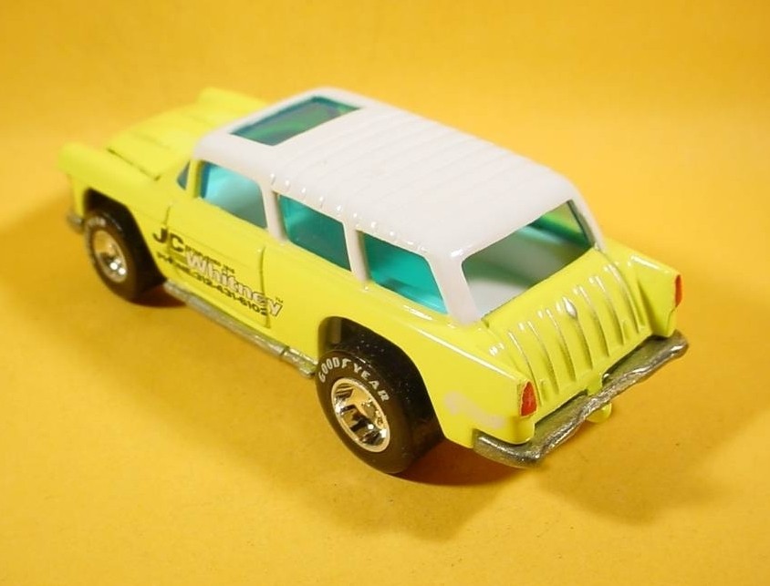 HOT WHEELS JC WHITNEY YELLOW ’55 CHEVY NOMAD MINT LOOSE