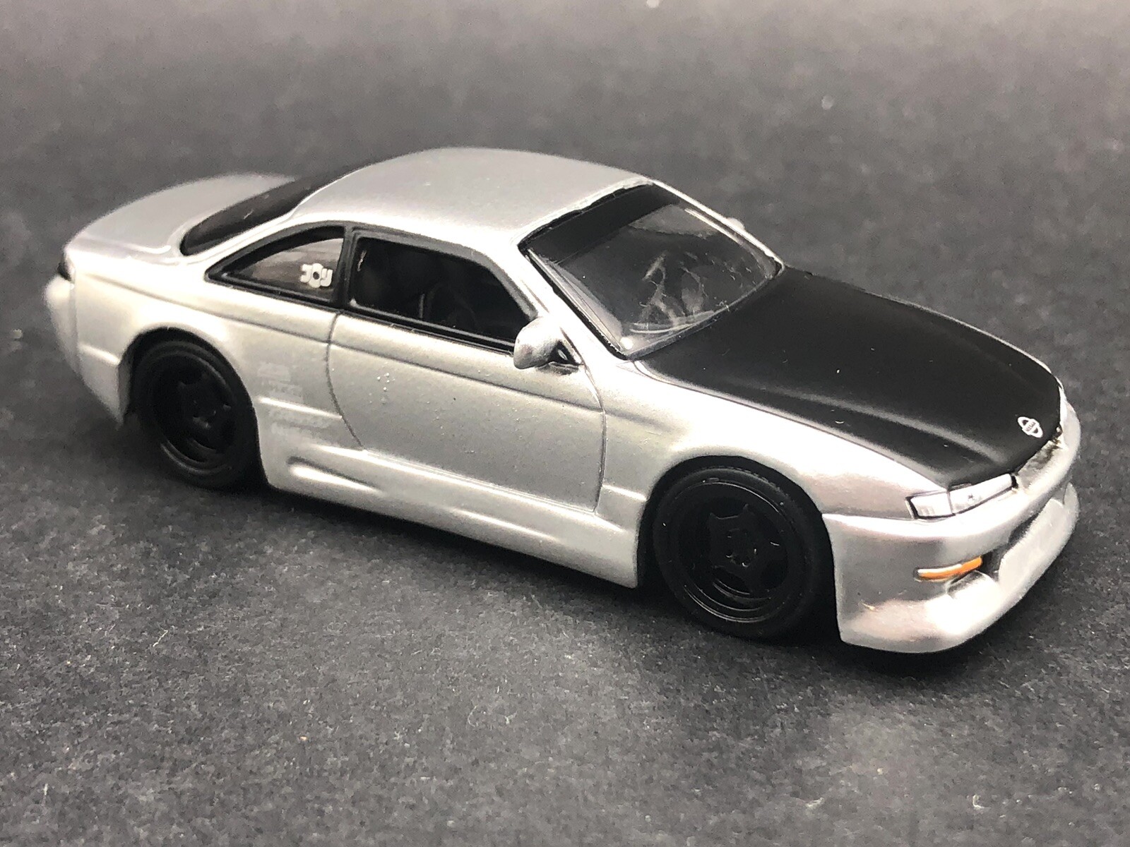 Jada Dub City 1998 ’98 Nissan 240SX S-14 Car Silver Diecast 1/64 Rubber Tires