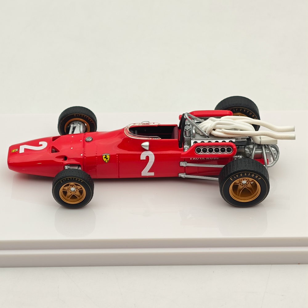 1:43 Classic 1967 F1 Racer #2 Italy GP “Chris Amon” Red Resin Model US In Stock