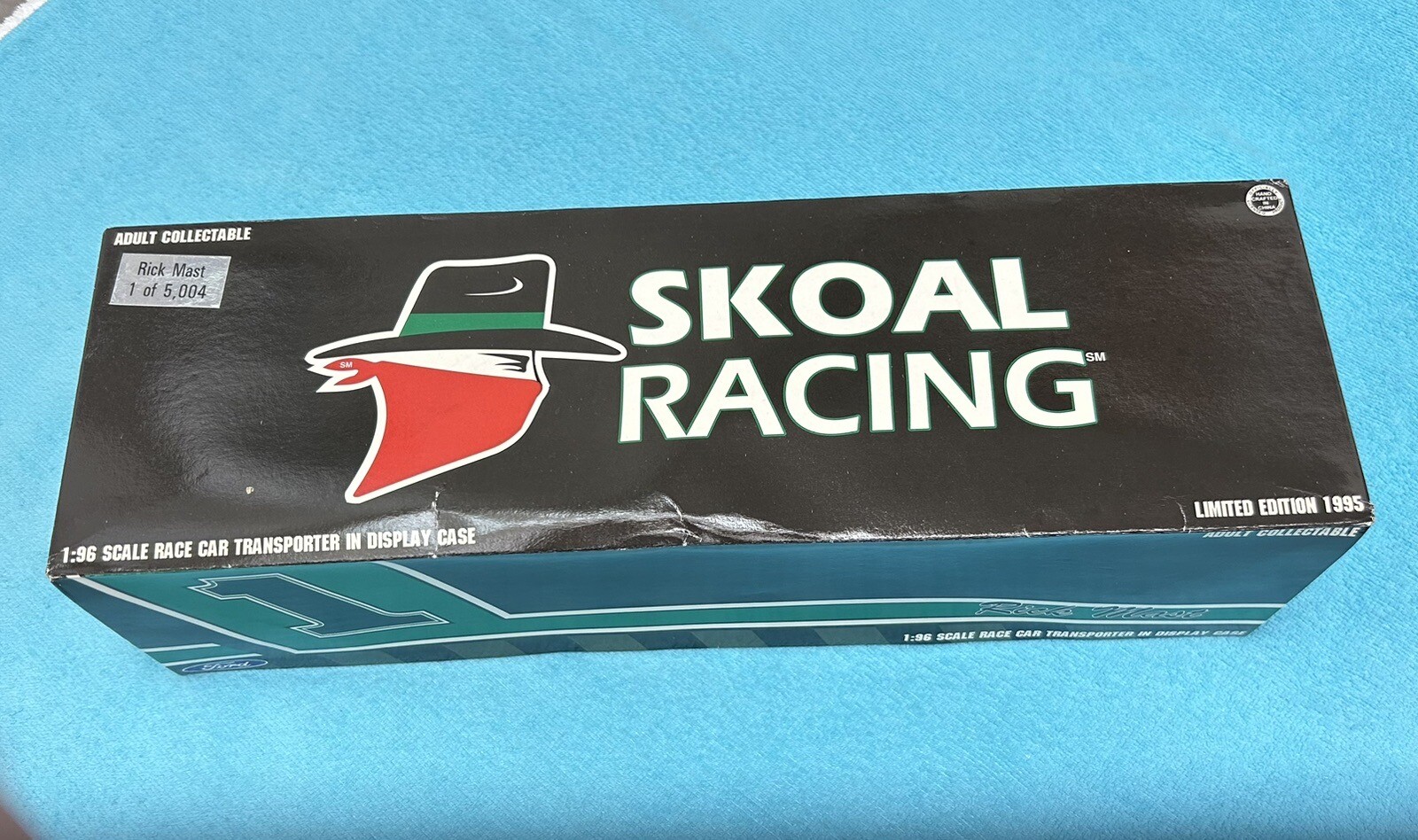 RICK MAST ACTION SKOAL RACING RACE CAR TRANSPORTER 1:96 SCALE ADULT COLLECTABLE