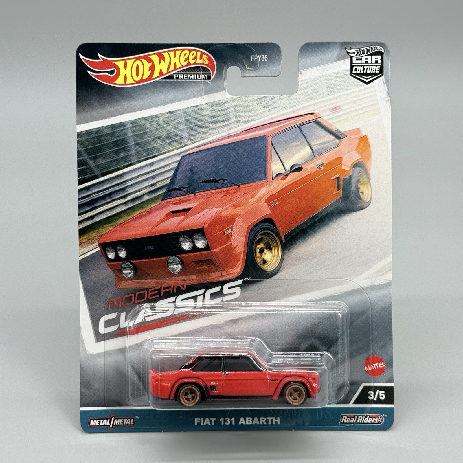 Hot Wheels Premium Car Culture Modern Classics Fiat 131 Abarth #3/5 Diecast 1/64