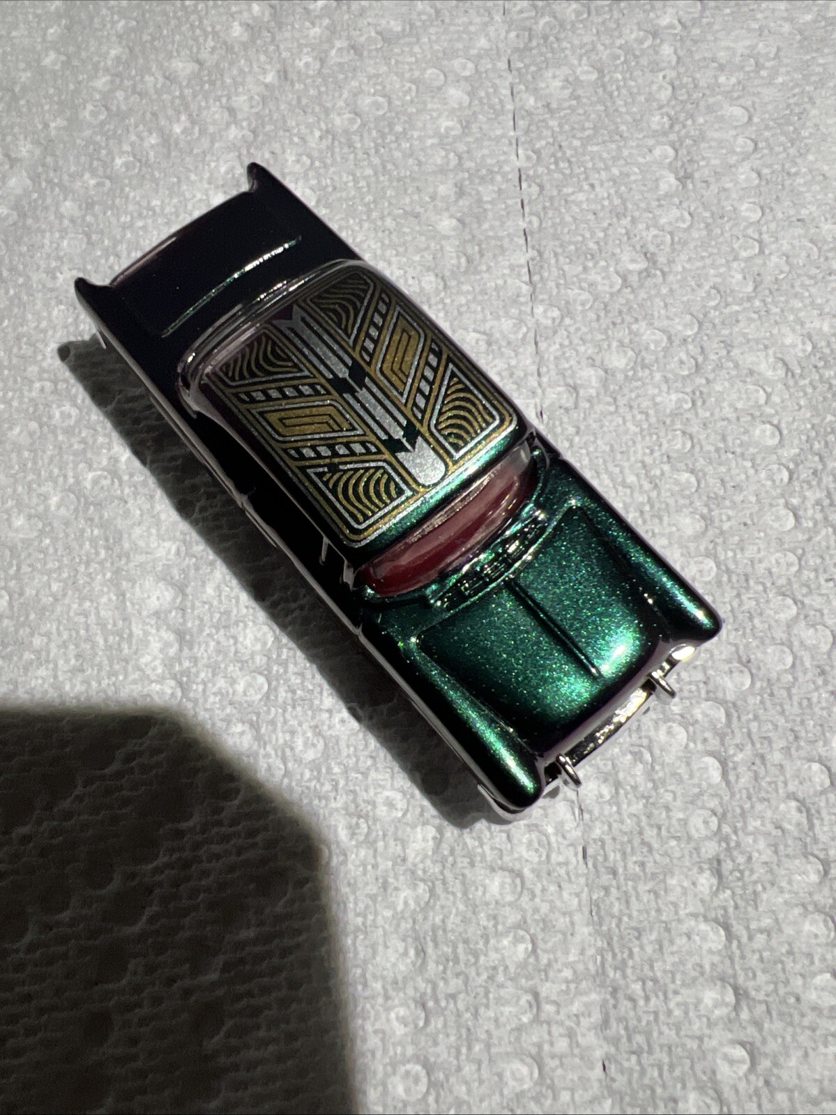 2025 Hot Wheels – ROD SQUAD 3/10 – ’55 Chevy #45/250 Custom Paint And Wheel Swap
