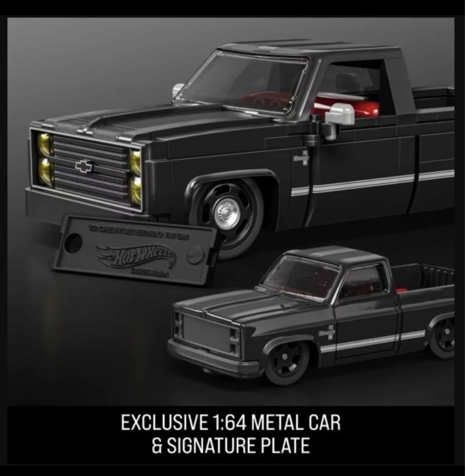 Mattel Brick Shop Hot Wheels ’83 Chevy Silverado Building Toy 225 Pieces In Hand