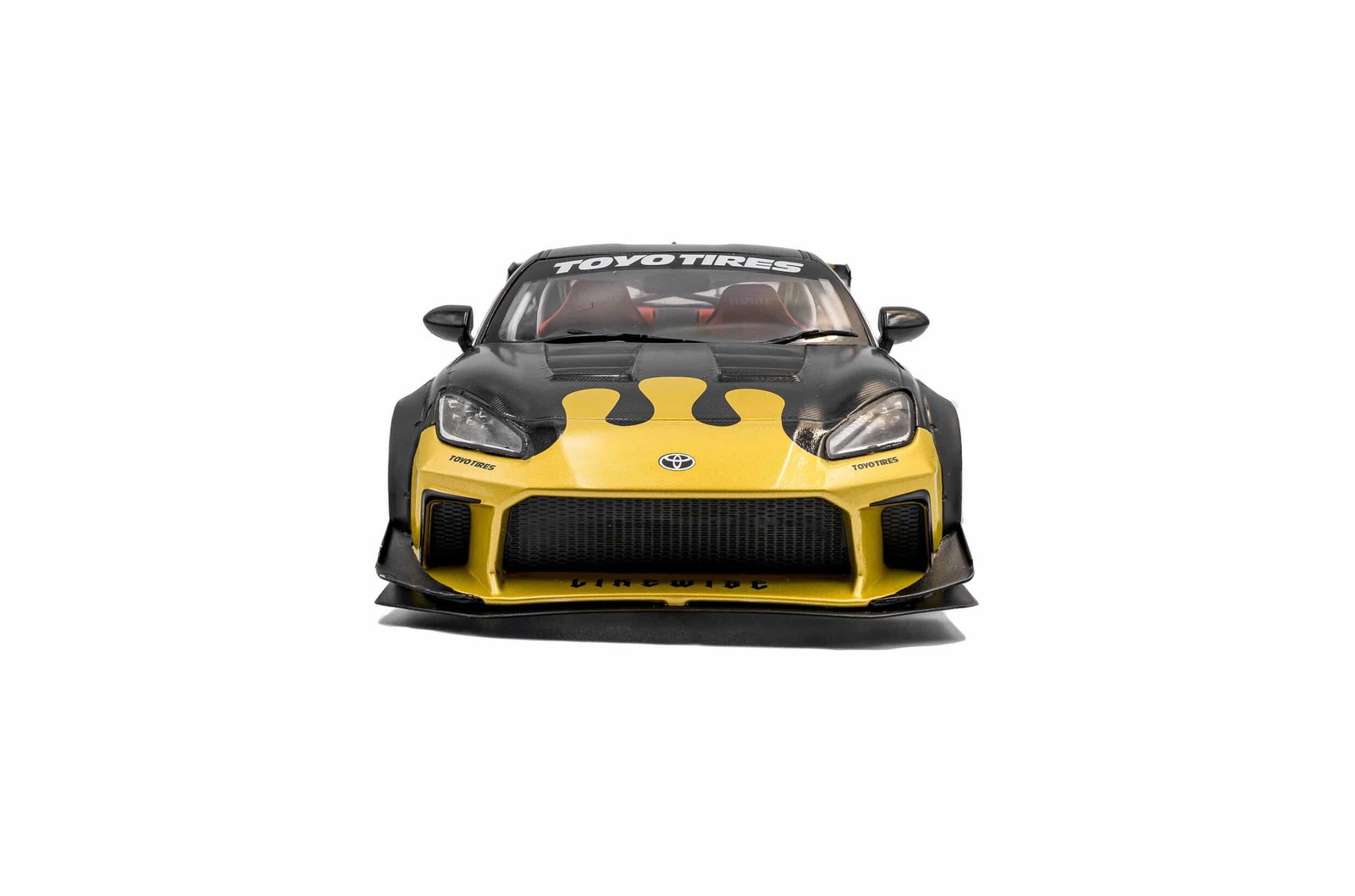 Solido 1:18 Toyota GR86 Liberty Walk Body Kit 2024 Black & Gold (S1813603) Di…
