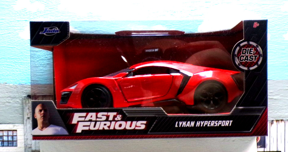 Jada Toys Fast & Furious Lykan Hypersport 1:32 Scale Metal Rubber Plastic Parts!