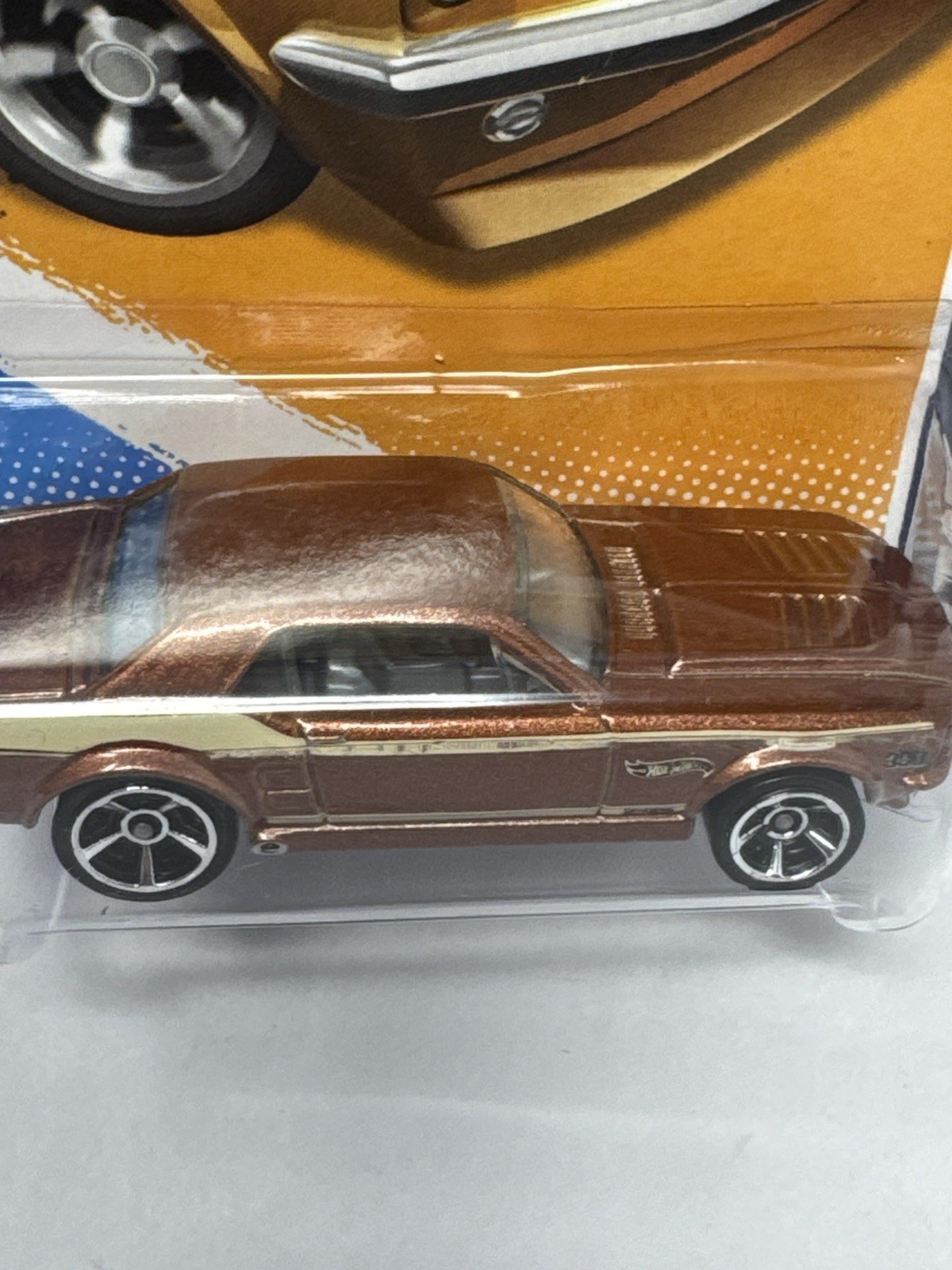 Hot Wheels 2012 Muscle Mania Copper Bronze ‘67 Ford Mustang Coupe #116 A1