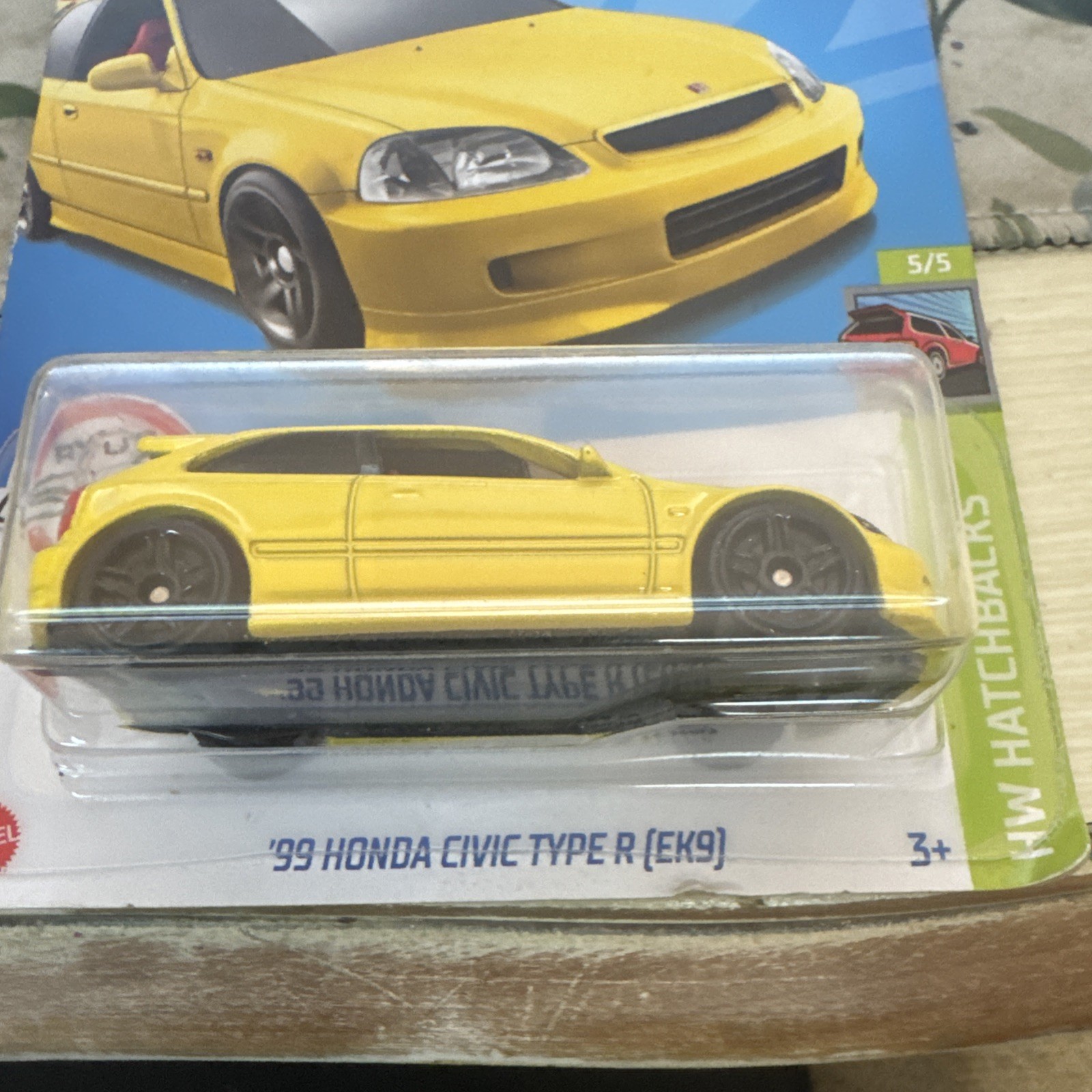 Hot Wheels mainline ’99 Honda Civic Type R {EK9} 125/250