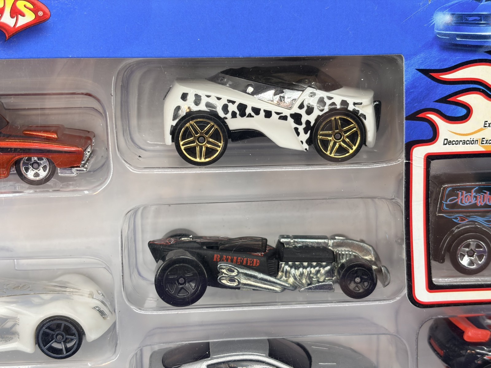 Hot Wheels 2008 10 Pack Exclusive Decorations Angila Panel Truck VHTF 1:64