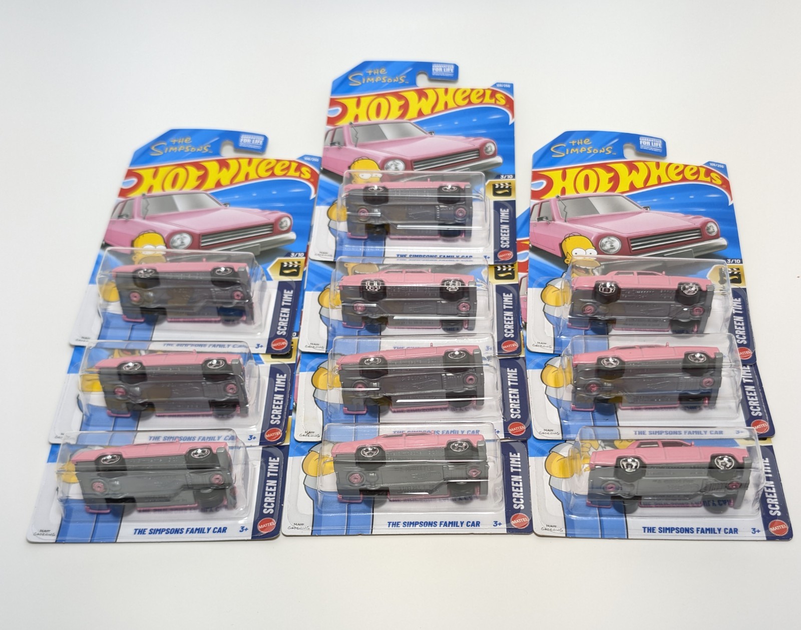 Hot Wheels 2026 The Simpsons Homer Family Car Lot Of 10