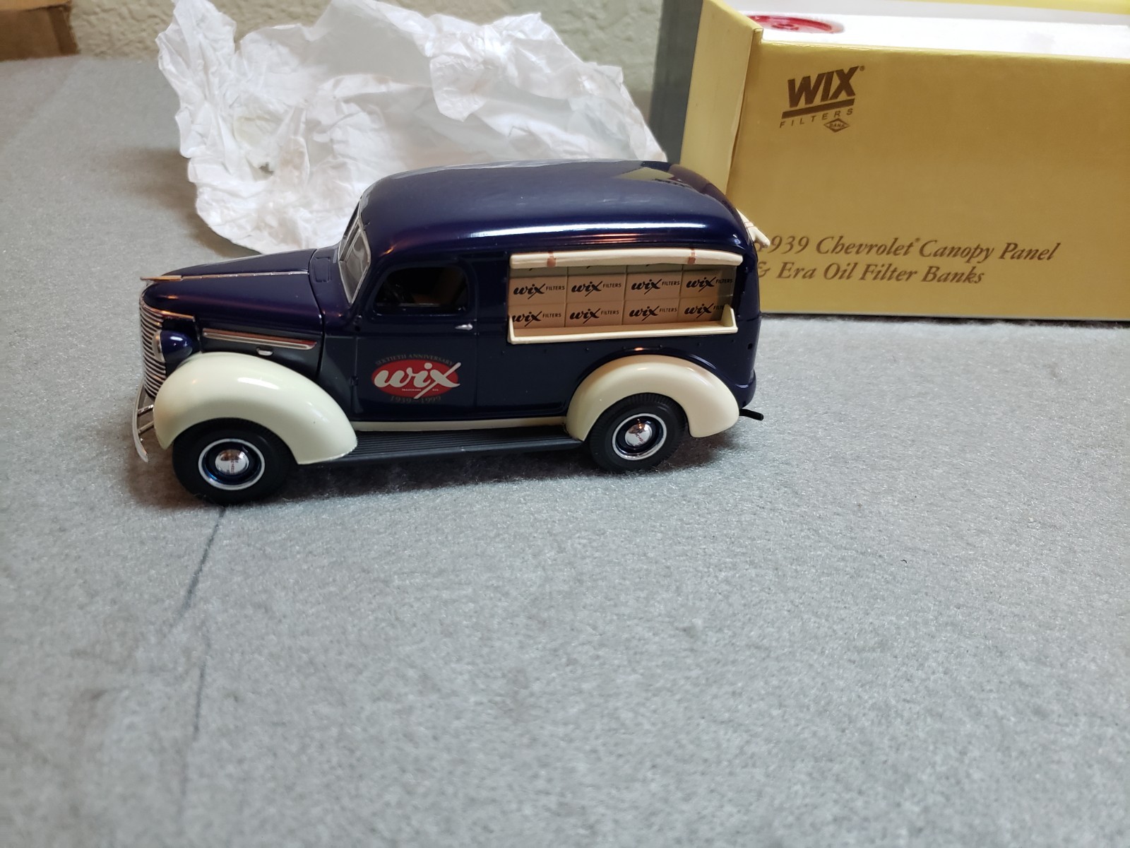 1st GEAR 1939 1999 CHEVY PANEL WIX FILTERS 60TH ANNIVERSARY TRUCK BANK