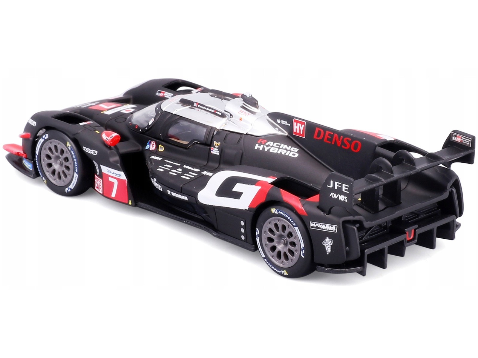TOYOTA GR010 HYBRID #7 2ND PL “24H LE MANS” (2024) 1/43 DIECAST BY BBURAGO 38322