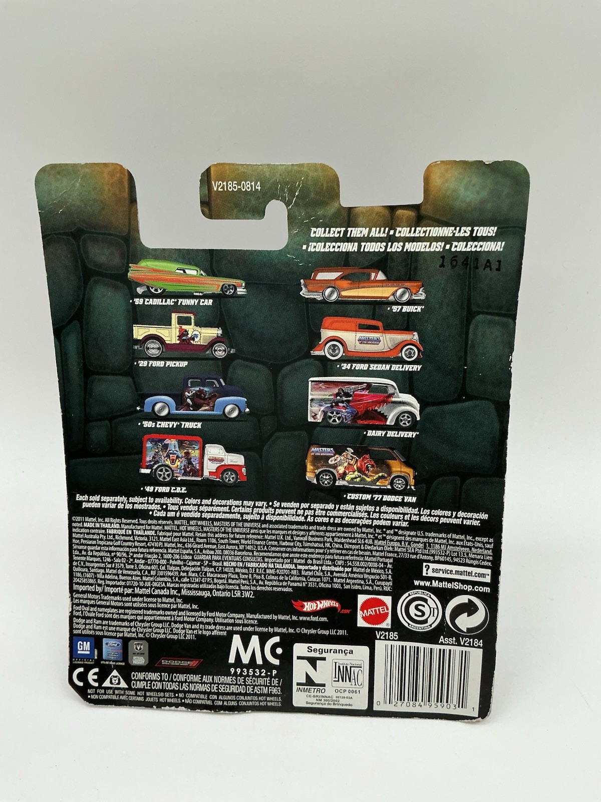 2011 Hot Wheels Pop Culture Masters Of The Universe MOTU Complete 7Car Set- Z 25