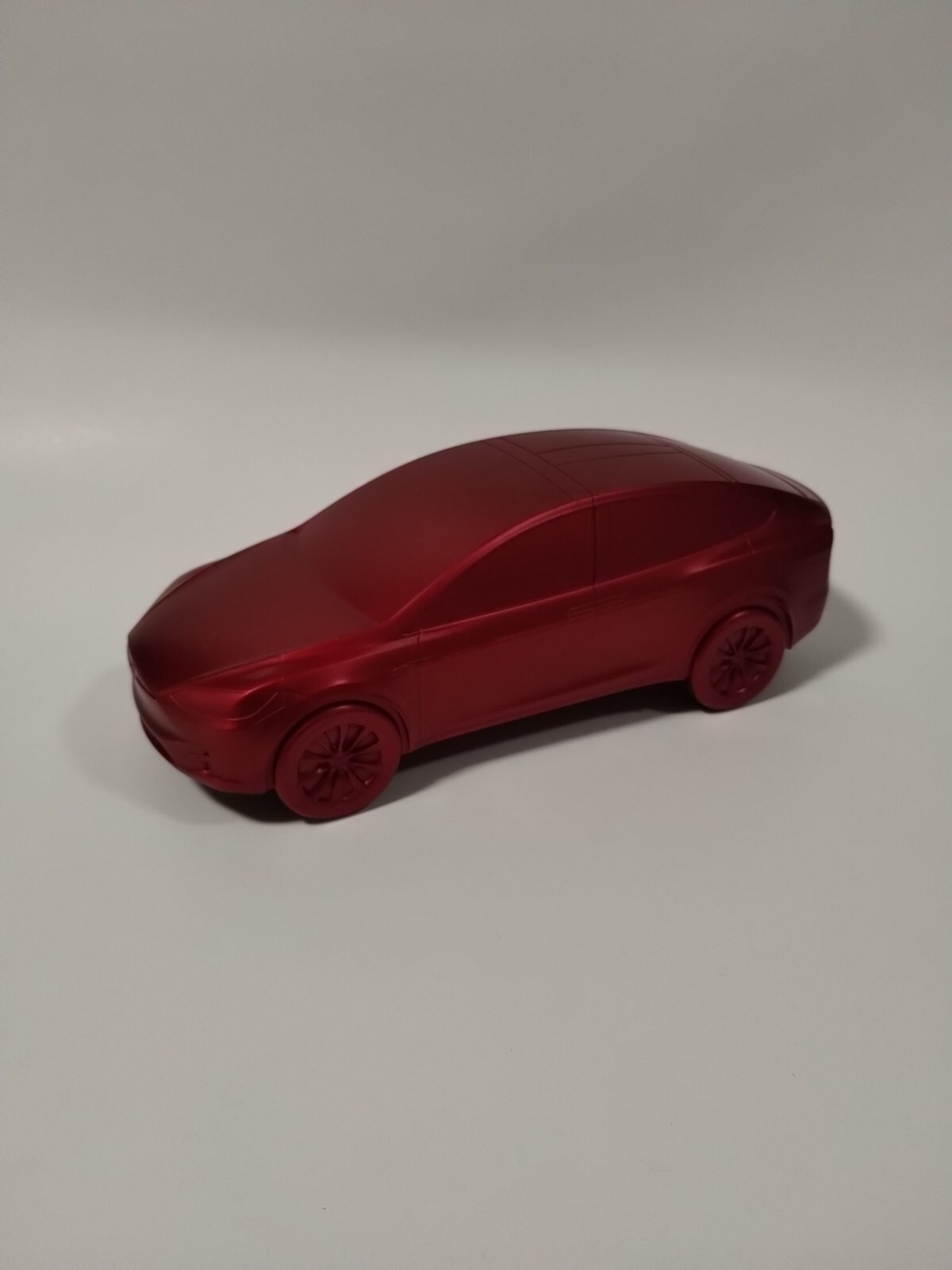 Tesla Model X Plastic Injection Molded Model Elon Musk Gigafactory Red Rare