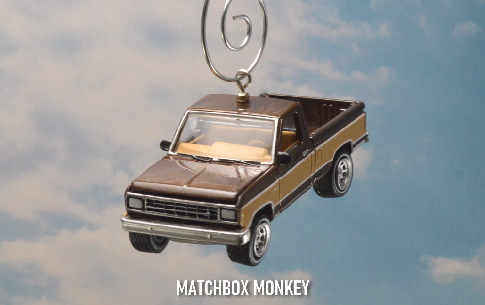 1984 Ford Ranger XL Pickup Truck Custom Christmas Tree Ornament 4X4 RARE Adorno