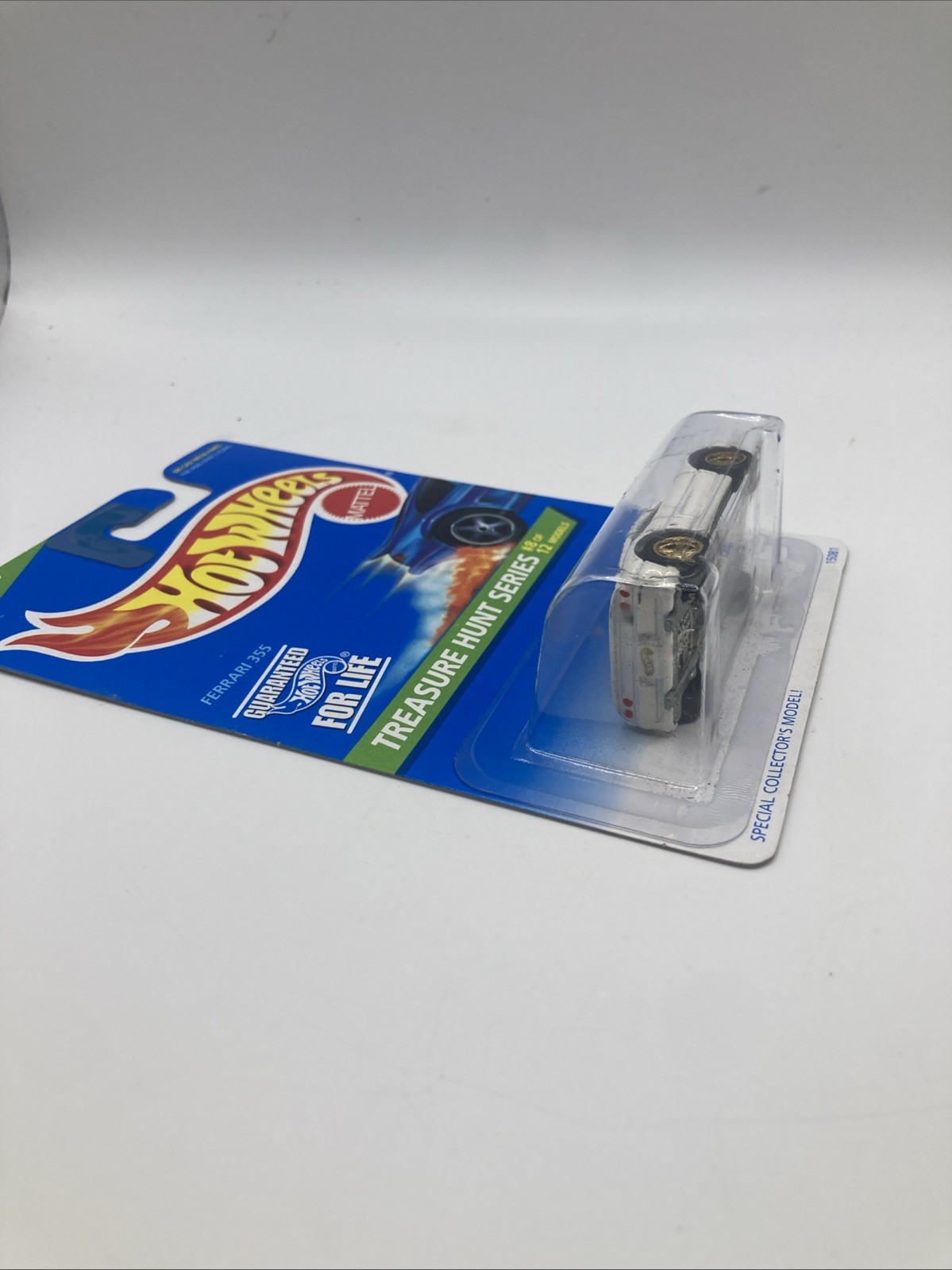 1996 Hot Wheels Treasure Hunt Series 1/25,000 Ferrari 355 White On Gold 8/12