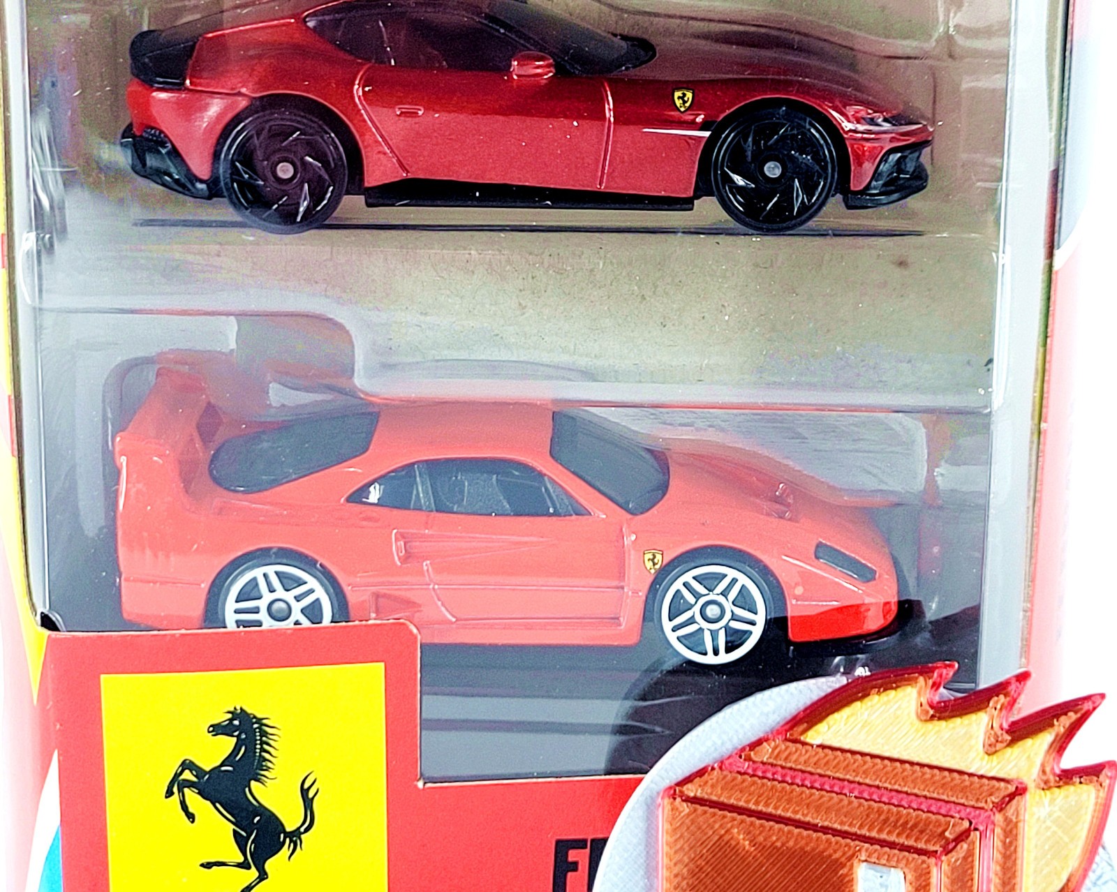 Hot Wheels 🟥🟥 FERRARI 🟥🟥 5 Pack w F40, 12Cilindri, 365 GTB4, SF90 & Dino