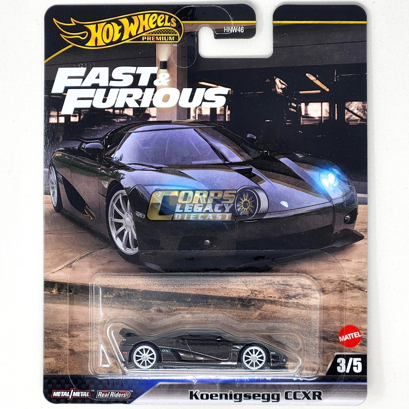 Hot Wheels Fast & Furious Premium Car Culture – 2025 L Case – 5 Cars Set