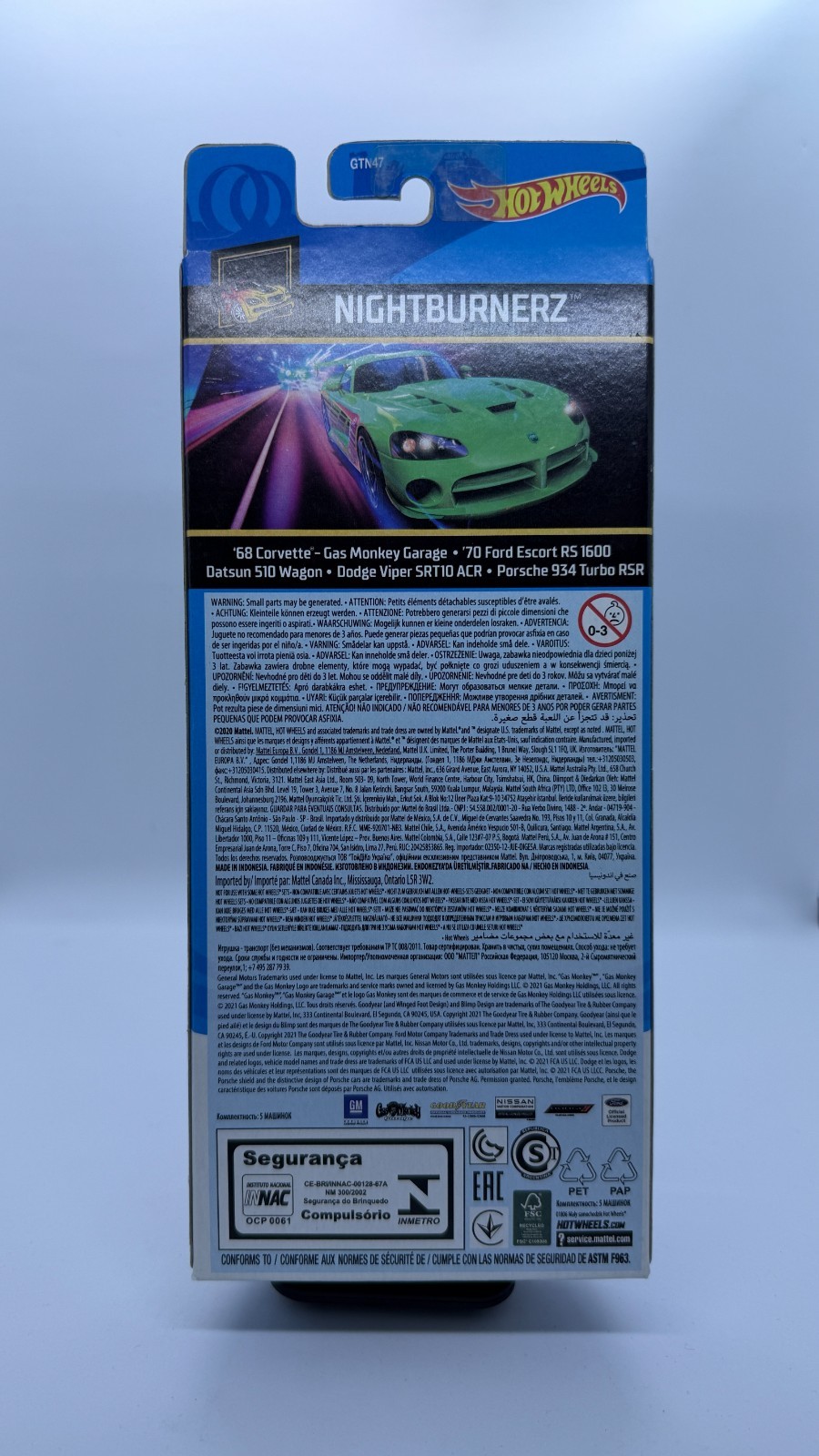 HOTWHEELS | 2020 | NIGHTBURNERZ 5 PACK