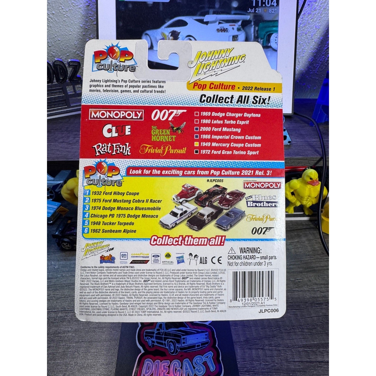 Johnny Lightning White Lightning Chase Trivial pursuit 1972 Gran Torino Sport