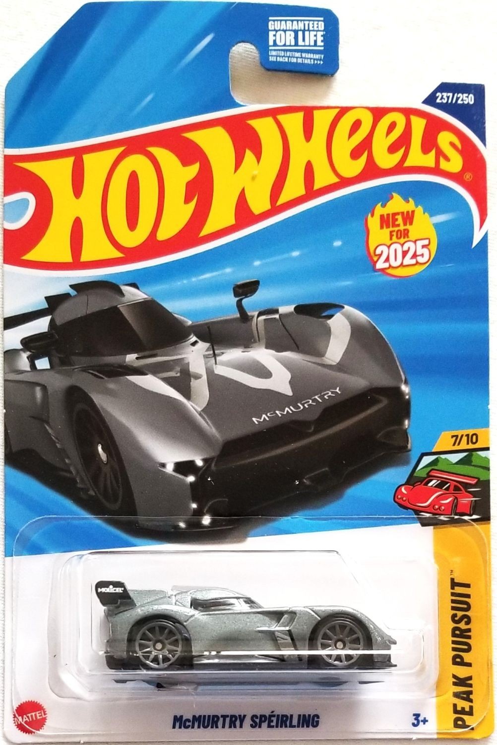 Hot Wheels – 2025 Peak Pursuit 7/10 McMurtry Speirling 237/250 (BBHYW55)