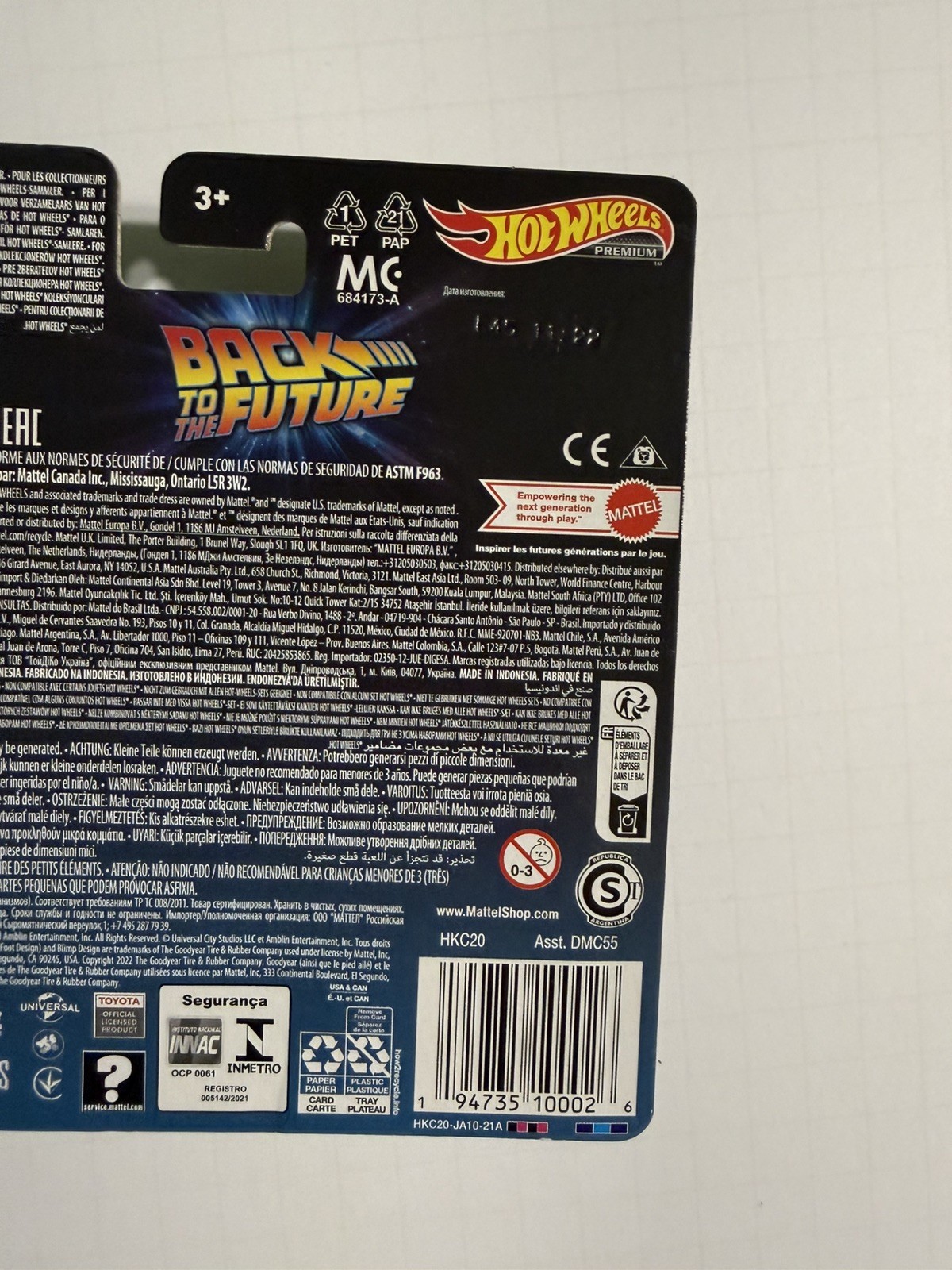 2023 Hot Wheels Premium BACK TO THE FUTURE 1987 Toyota Pickup Truck