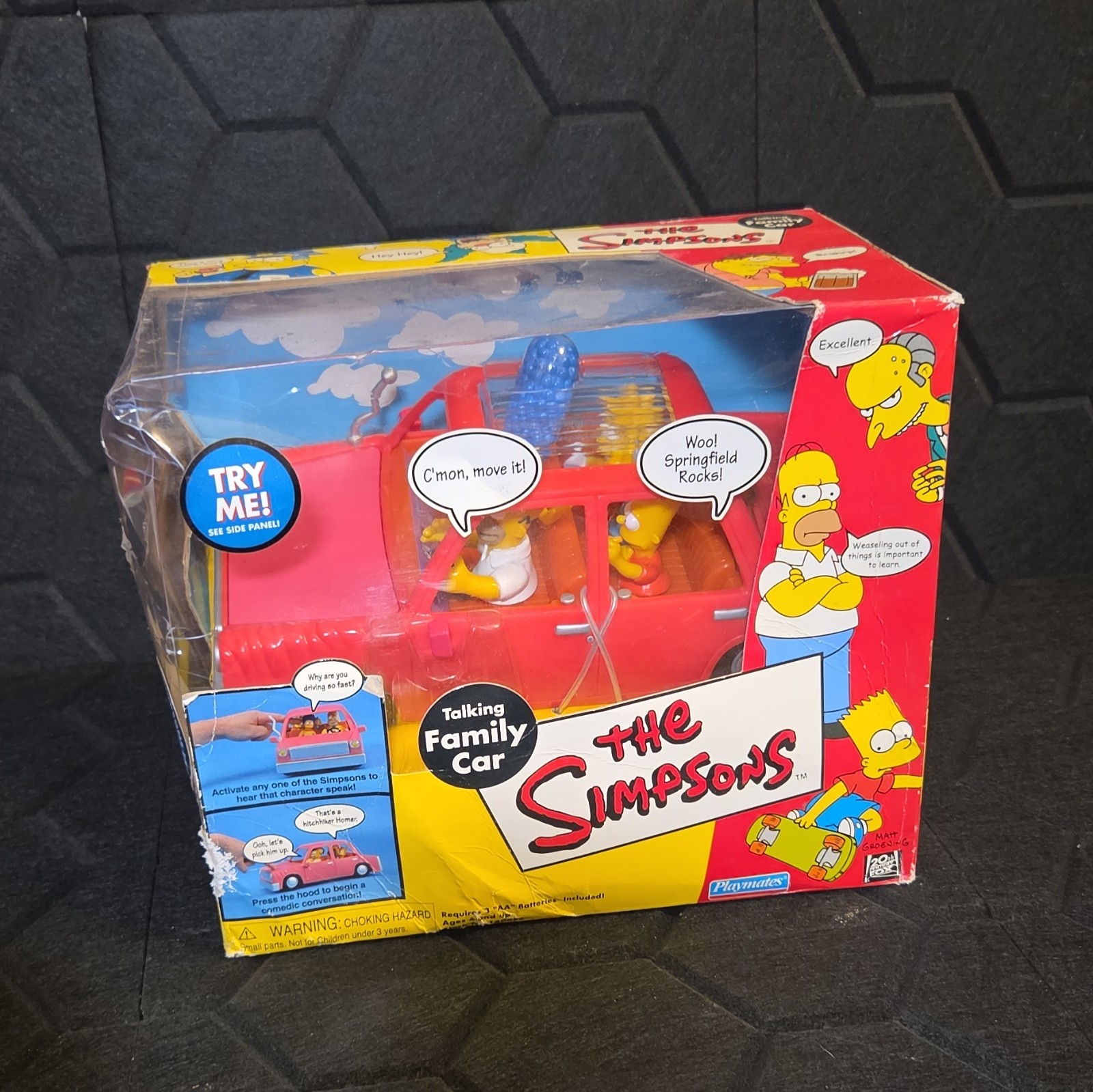 Playmates The Simpsons Talking Family Car