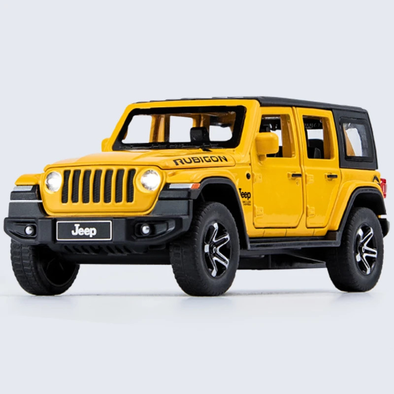 1:32 Jeeps Wrangler Rubicon Alloy Car Model Diecasts Metal Off-road Vehicles Car
